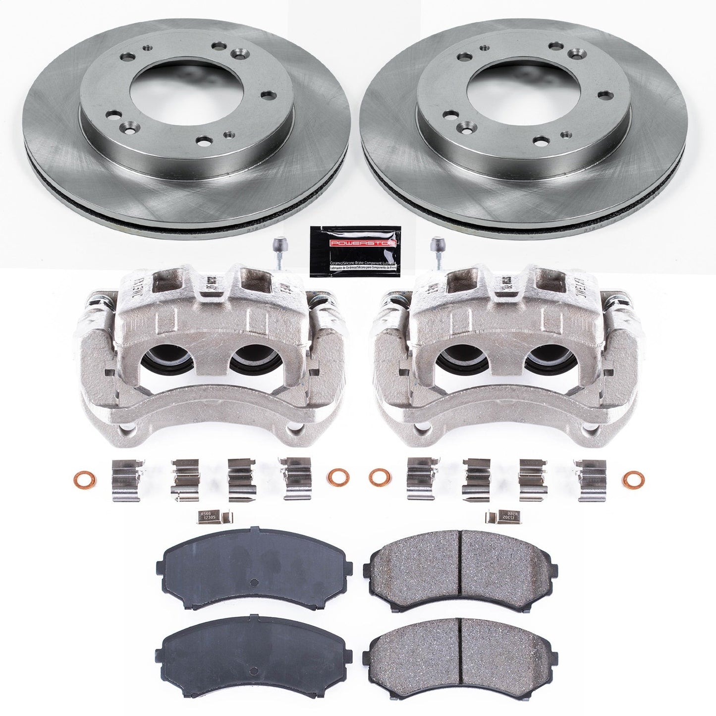 PowerStop 2002 Honda Passport Front Autospecialty Brake Kit w/Calipers (KCOE5259A)