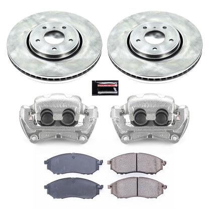 PowerStop 2014 Infiniti QX70 Front Autospecialty Kit w/Cals (KCOE5264)