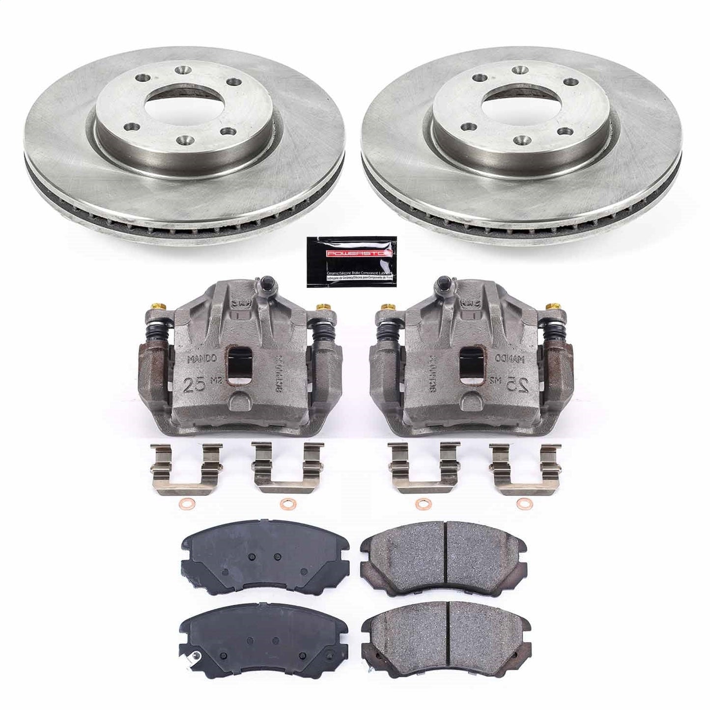 PowerStop 03-05 Hyundai Sonata Front Autospecialty Brake Kit w/Calipers (KCOE5290A)