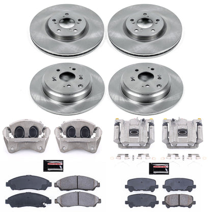 PowerStop 09-11 Honda Pilot Front & Rear Autospecialty Kit w/Cals (KCOE5369A)