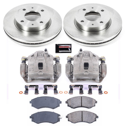 PowerStop 02-03 Hyundai Sonata Front Autospecialty Brake Kit w/Calipers (KCOE5372)