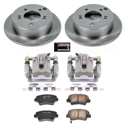 PowerStop 08-10 Hyundai Sonata Rear Autospecialty Brake Kit w/Calipers (KCOE5395)