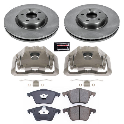 PowerStop 05-11 Volvo V50 Front Autospecialty Kit w/Cals (KCOE5430)
