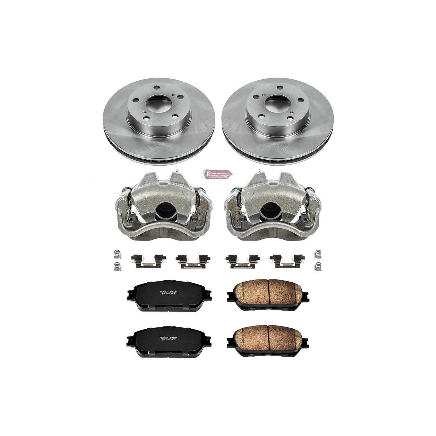 PowerStop 05-15 Toyota Tacoma Front Autospecialty Brake Kit w/Calipers (KCOE5431)