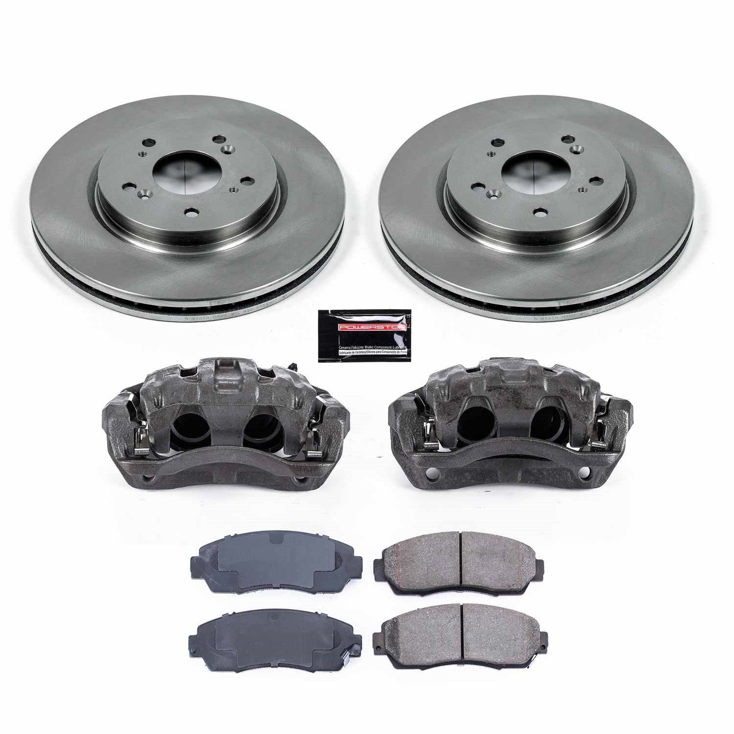 PowerStop 2011 Honda Accord Crosstour Front Autospecialty Kit w/Calipers (KCOE5432)