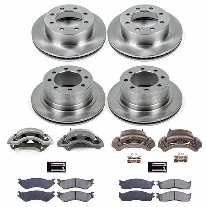 PowerStop 03-08 Dodge Ram 3500 Front & Rear Autospecialty Kit w/Calipers (KCOE5468A)