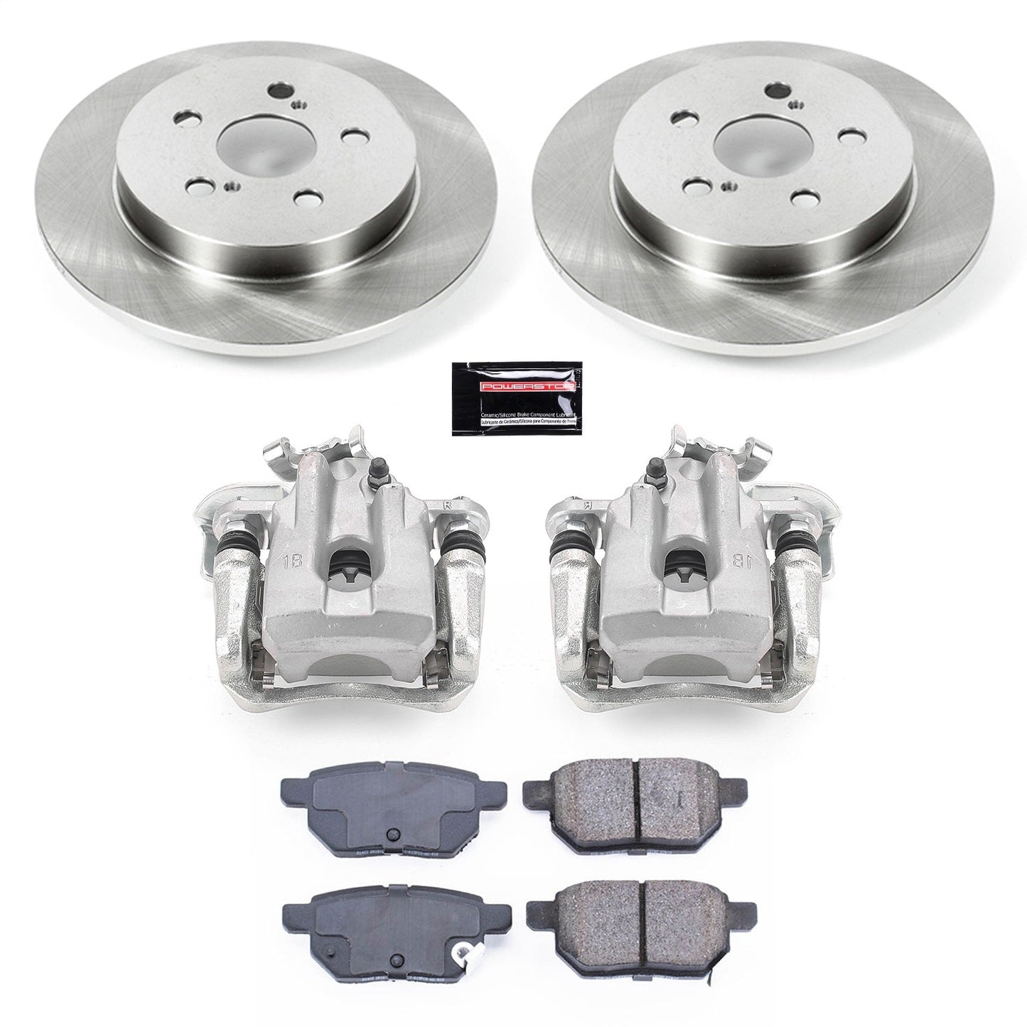 PowerStop 11-17 Lexus CT200h Rear Autospecialty Brake Kit w/Calipers (KCOE5503)