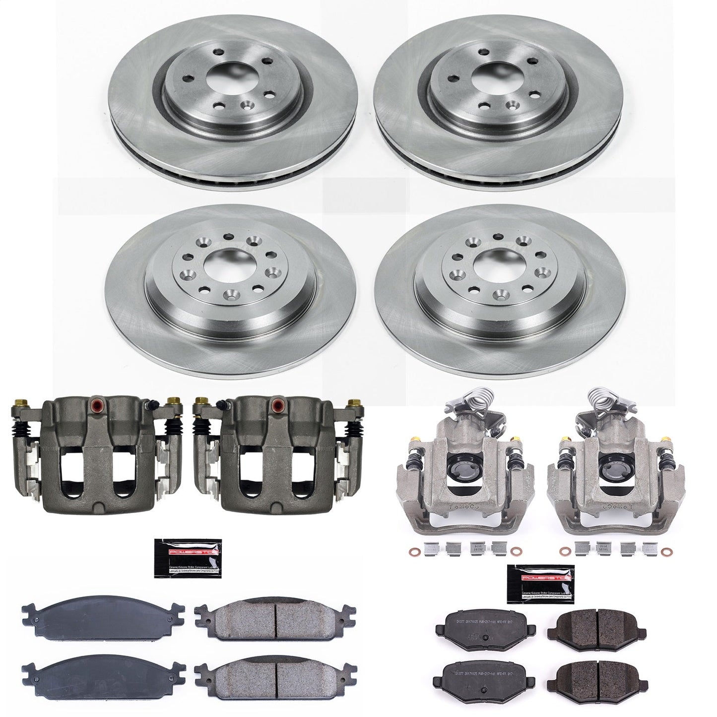 PowerStop 2009 Ford Flex Front & Rear Autospecialty Kit w/Cals (KCOE5510)
