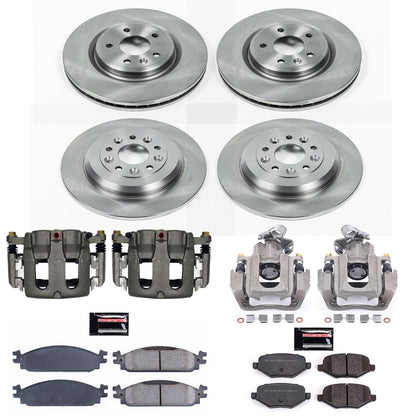 PowerStop 2009 Ford Flex Front & Rear Autospecialty Kit w/Cals (KCOE5510)