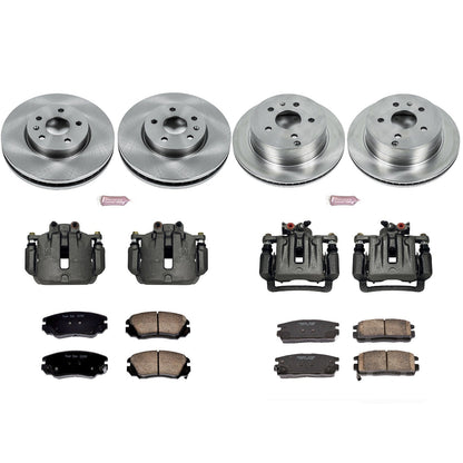 PowerStop 10-17 Chevrolet Equinox Front & Rear Autospecialty Kit w/Cals (KCOE5516)