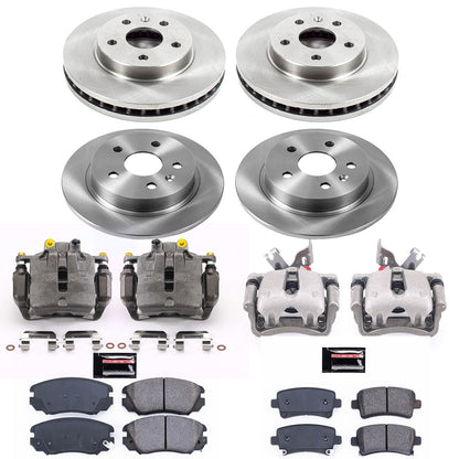 PowerStop 12-16 Buick LaCrosse Front & Rear Autospecialty Brake Kit w/Calipers (KCOE5523)