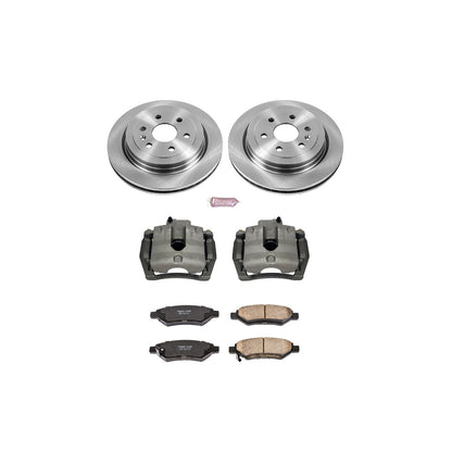PowerStop 10-16 Cadillac SRX Rear Autospecialty Brake Kit w/Calipers (KCOE5543)