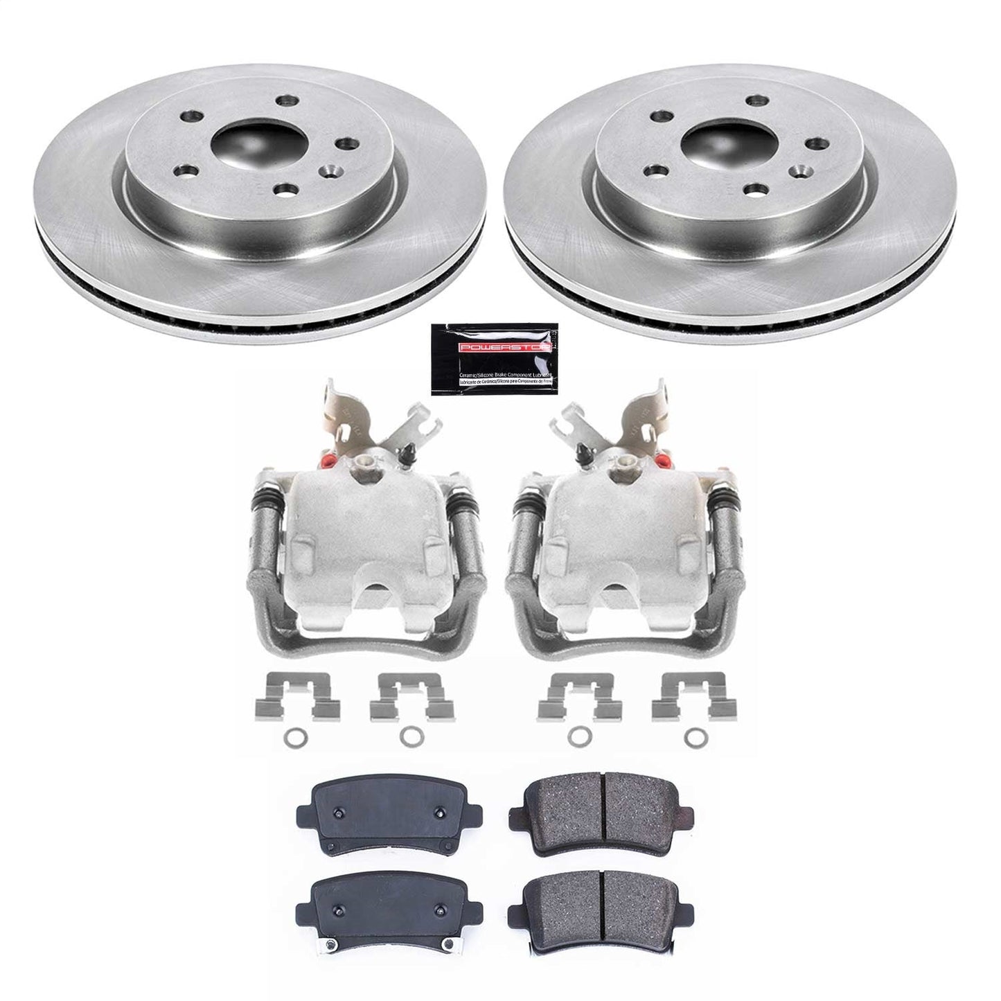 PowerStop 12-16 Buick LaCrosse Rear Autospecialty Kit w/Calipers (KCOE5547)