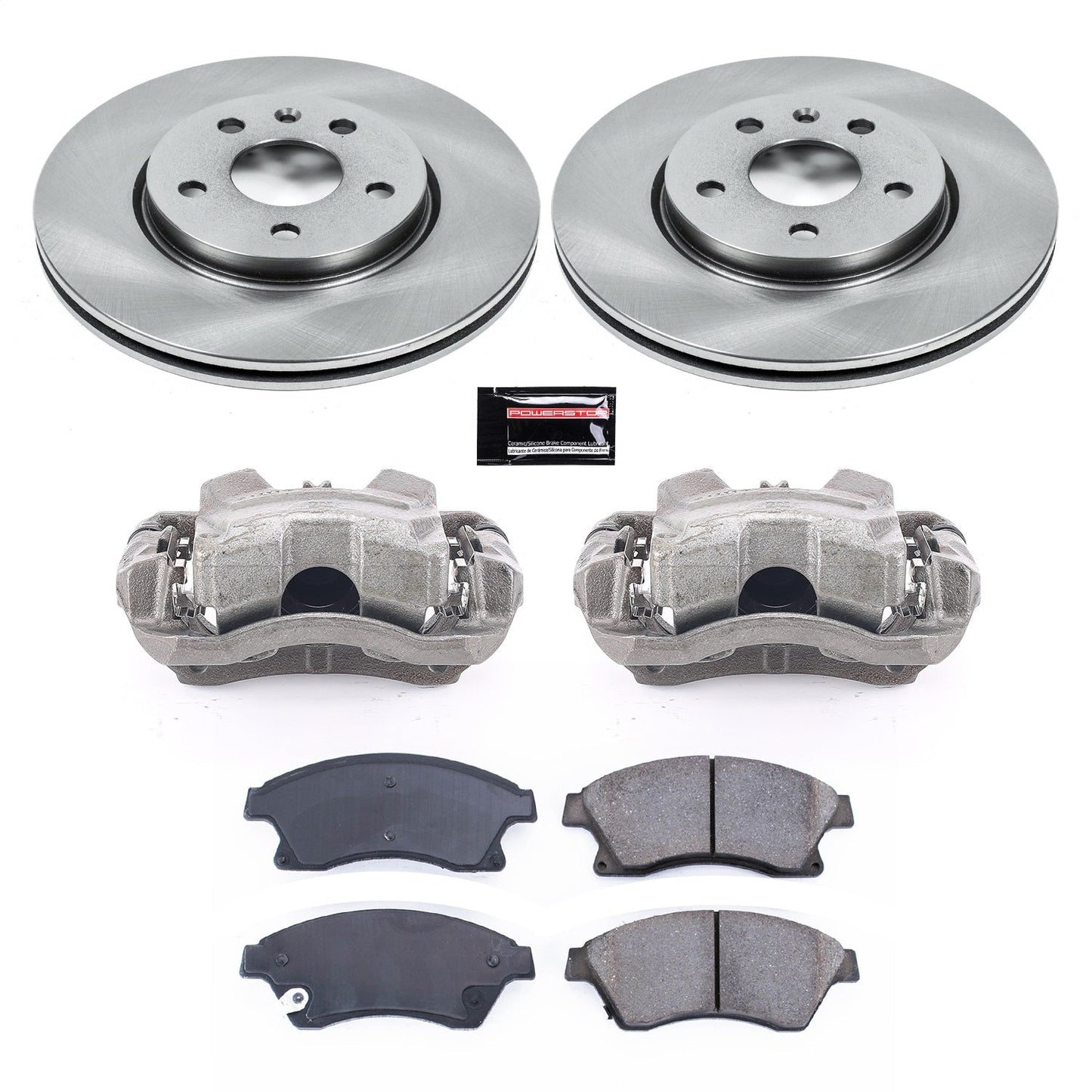 PowerStop 11-15 Chevrolet Cruze Front Autospecialty Brake Kit w/Calipers (KCOE5550)