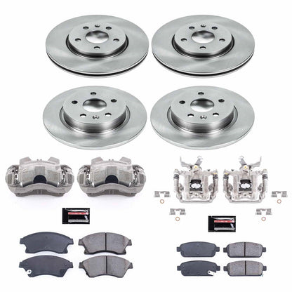 PowerStop 13-16 Chevrolet Sonic Front & Rear Autospecialty Brake Kit w/Calipers (KCOE5551A)