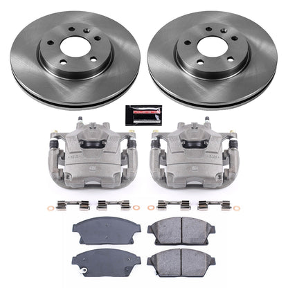 PowerStop 12-17 Buick Verano Front Autospecialty Brake Kit w/Calipers (KCOE5554)