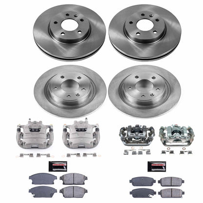PowerStop 11-15 Chevrolet Volt Front & Rear Autospecialty Brake Kit w/Calipers (KCOE5555A)