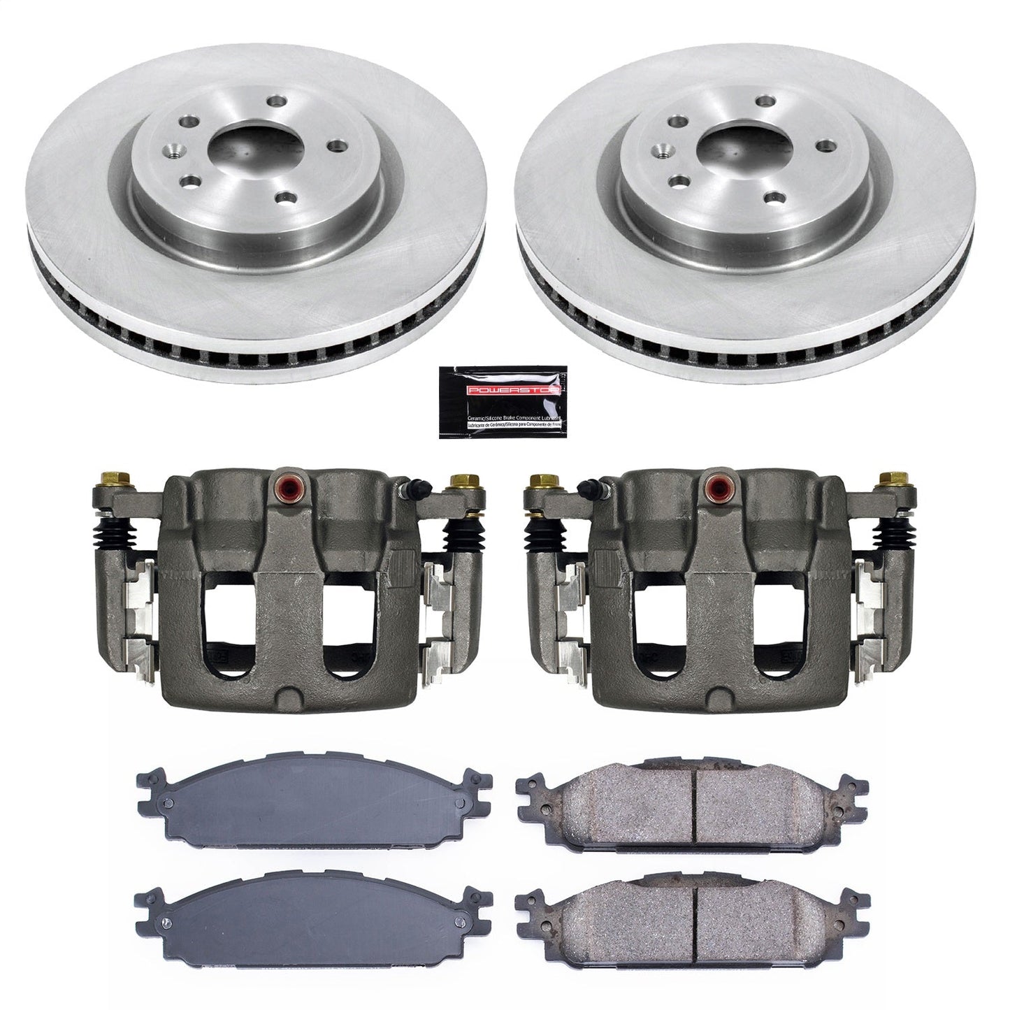 PowerStop 11-19 Lincoln MKT Front Autospecialty Kit w/Cals (KCOE5583)