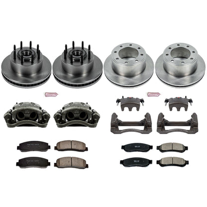 PowerStop 2010 Ford F-350 Super Duty Front & Rear Autospecialty Kit w/Cals (KCOE5587)
