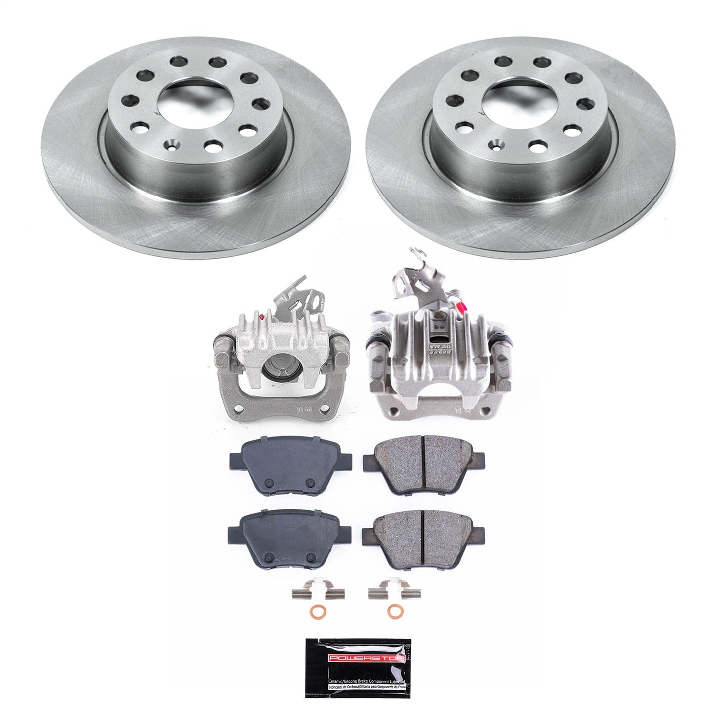 PowerStop 2012 Volkswagen Beetle Rear Autospecialty Kit w/Calipers (KCOE5667A)
