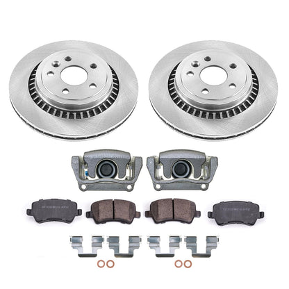 PowerStop 12-17 Volvo XC60 Rear Autospecialty Kit w/Calipers (KCOE5705)