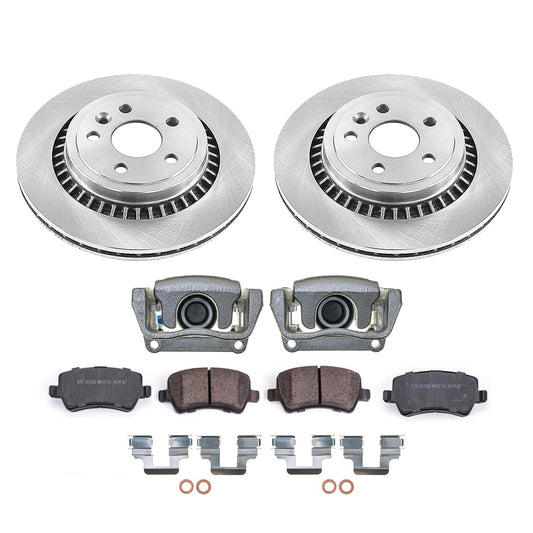 PowerStop 12-17 Volvo XC60 Rear Autospecialty Kit w/Calipers (KCOE5705)