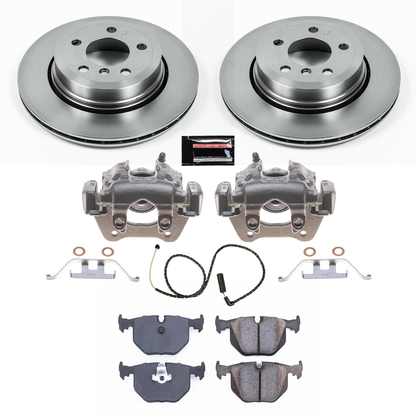 PowerStop 04-10 BMW X3 Rear Autospecialty Brake Kit w/Calipers (KCOE5738)