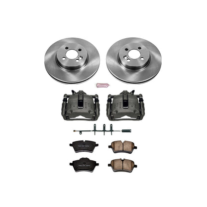 PowerStop 07-08 Mini Cooper Front Autospecialty Brake Kit w/Calipers (KCOE5784)