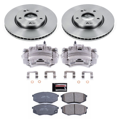 PowerStop 10-12 Hyundai Tucson Front Autospecialty Brake Kit w/Calipers (KCOE5806)