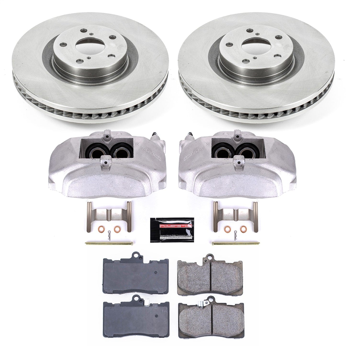 PowerStop 09-11 Lexus IS350 Front Autospecialty Kit w/Cals (KCOE5868)