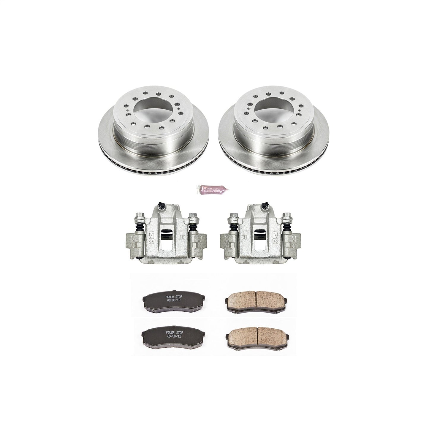 PowerStop 10-14 Toyota FJ Cruiser Rear Autospecialty Brake Kit w/Calipers (KCOE5875A)