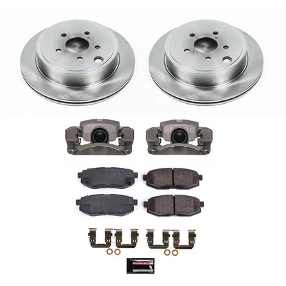 PowerStop 10-14 Subaru Outback Rear Autospecialty Kit w/Cals (KCOE5883A)