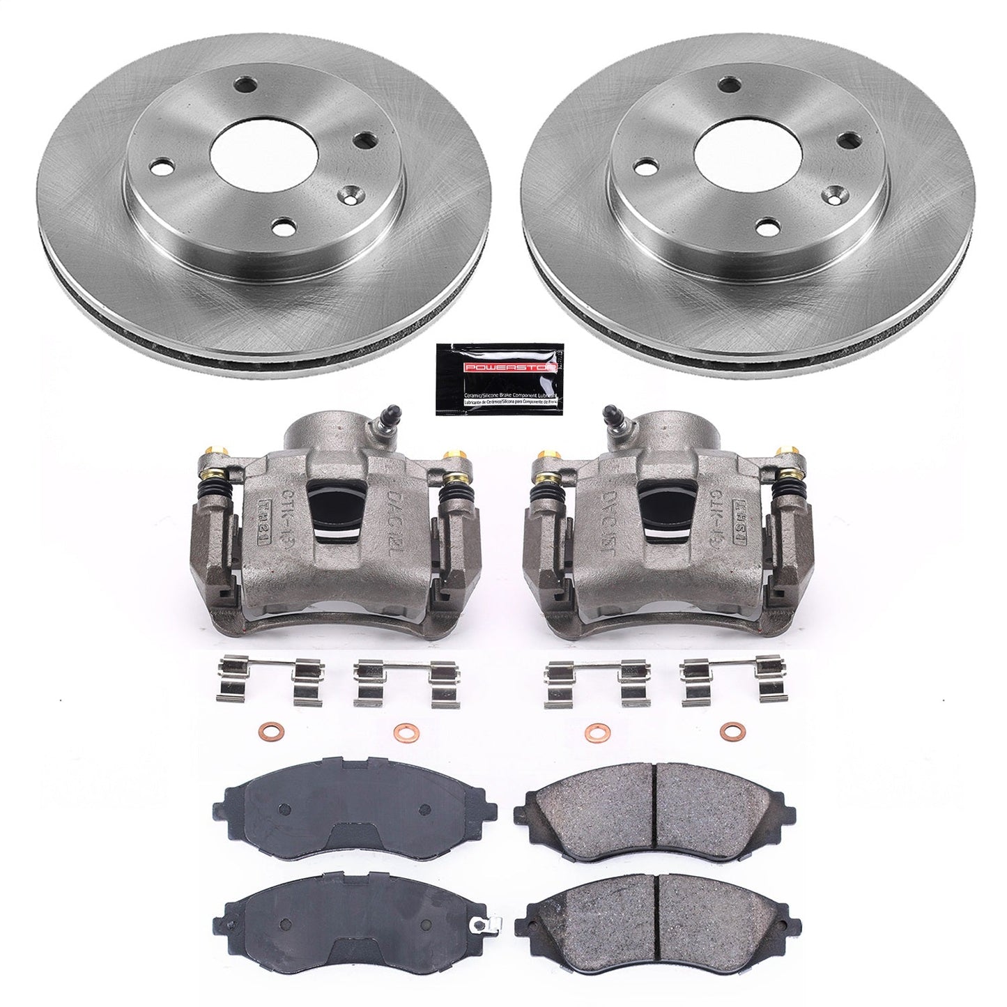 PowerStop 04-08 Suzuki Forenza Front Autospecialty Brake Kit w/Calipers (KCOE5894)