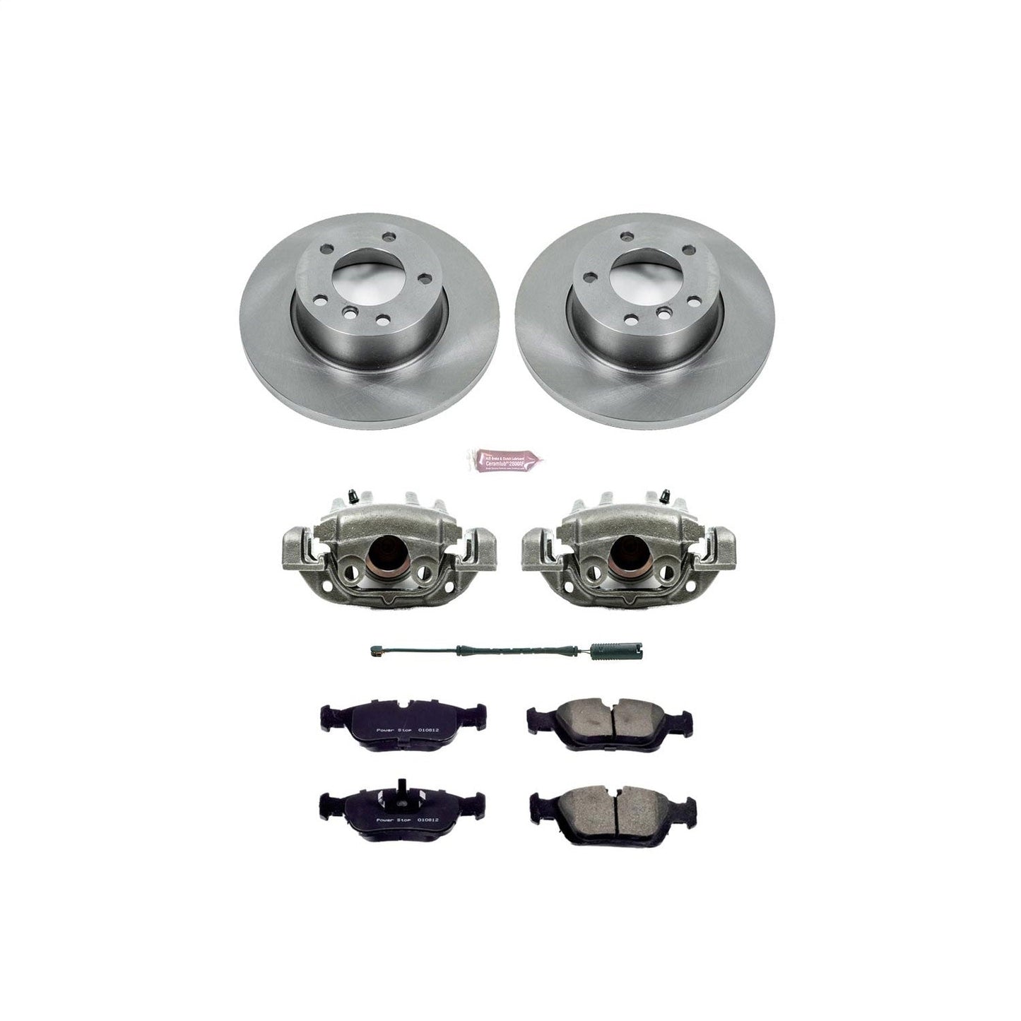 PowerStop 95-99 BMW 318ti Front Autospecialty Brake Kit w/Calipers (KCOE590)