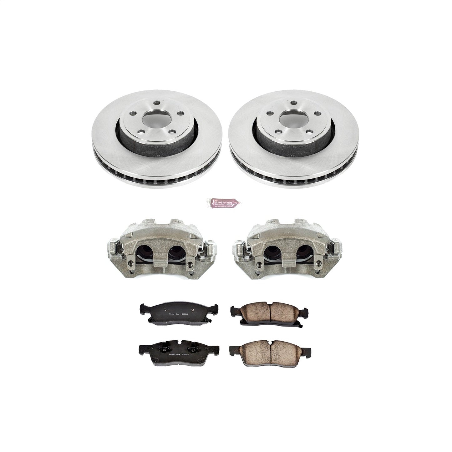 PowerStop 11-16 Jeep Grand Cherokee Front Autospecialty Kit w/Cals (KCOE5951)