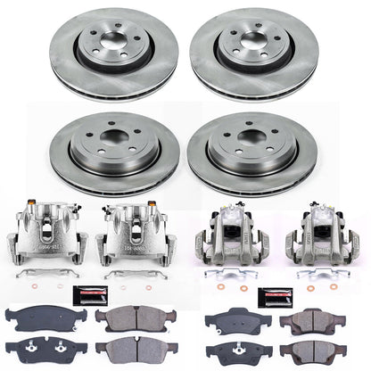PowerStop 11-17 Dodge Durango Front & Rear Autospecialty Kit w/Cals (KCOE5955)