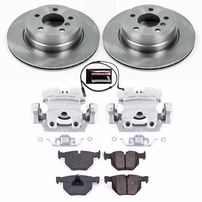 PowerStop 07-15 BMW X5 Rear Autospecialty Brake Kit w/Calipers (KCOE5984)