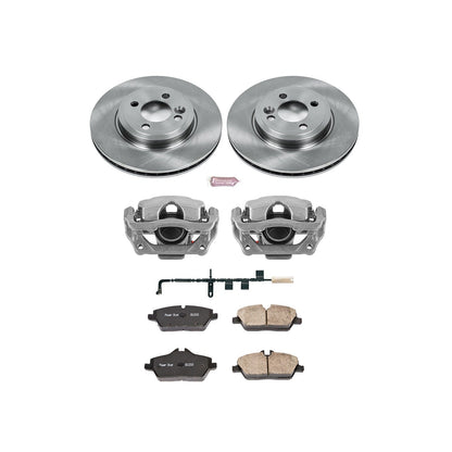 PowerStop 07-10 Mini Cooper Front Autospecialty Brake Kit w/Calipers (KCOE6066)