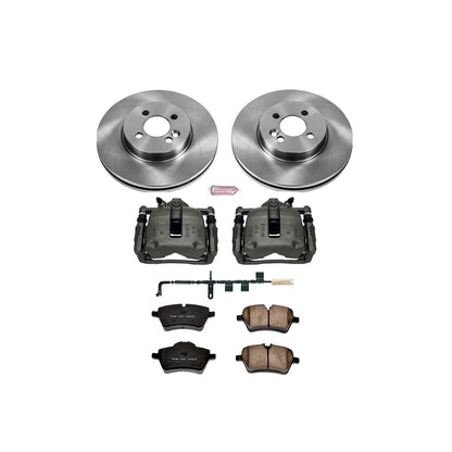 PowerStop 07-10 Mini Cooper Front Autospecialty Brake Kit w/Calipers (KCOE6068)