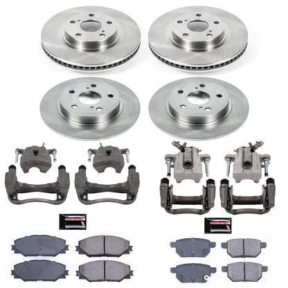 PowerStop 11-16 Scion tC Front & Rear Autospecialty Brake Kit w/Calipers (KCOE6076)