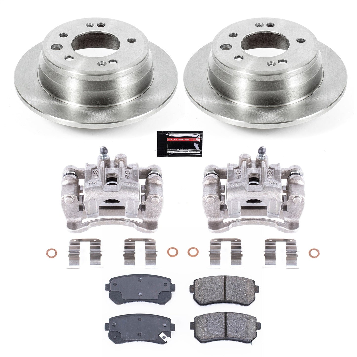 PowerStop 10-15 Hyundai Tucson Rear Autospecialty Brake Kit w/Calipers (KCOE6093A)