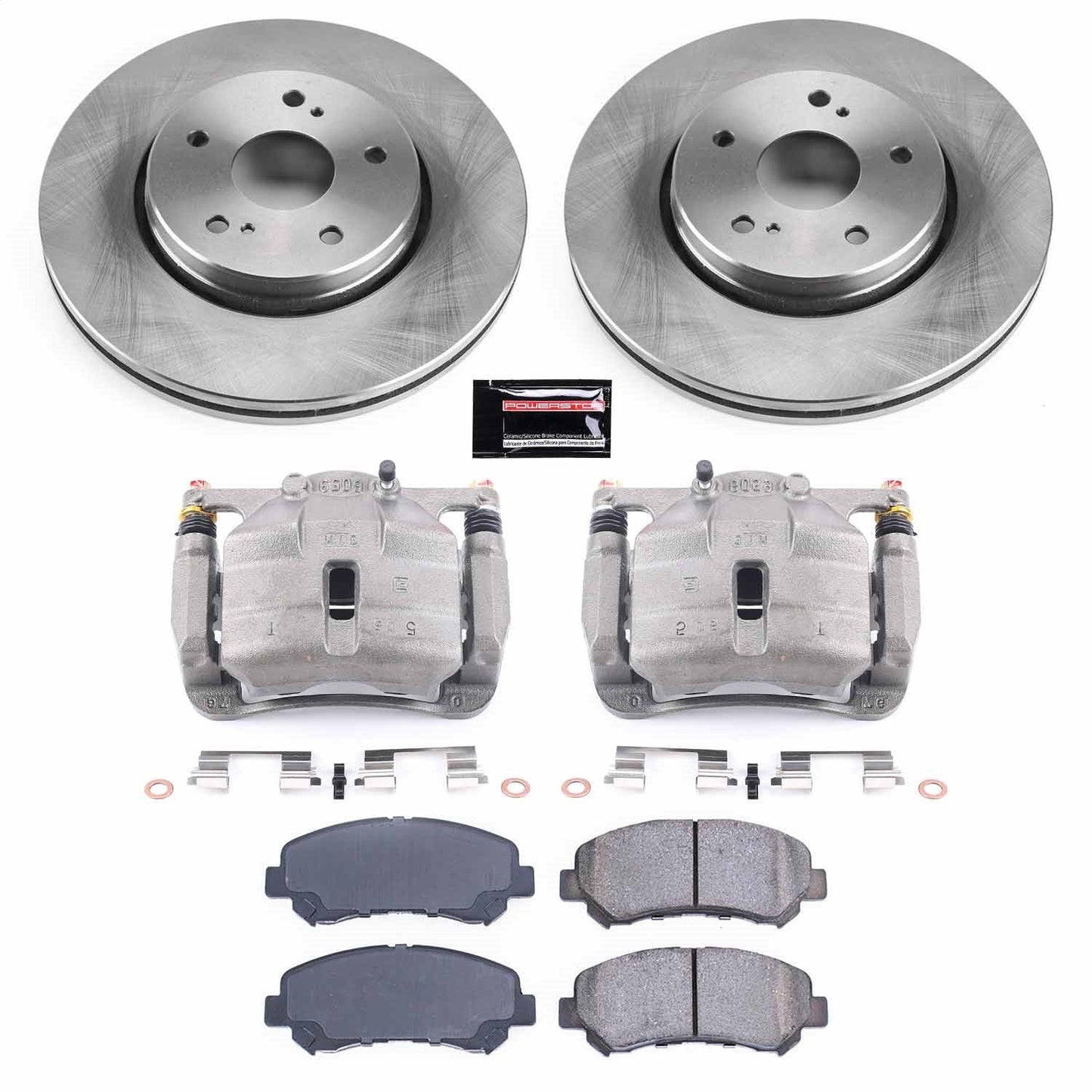 PowerStop 10-13 Suzuki Kizashi Front Autospecialty Brake Kit w/Calipers (KCOE6102)