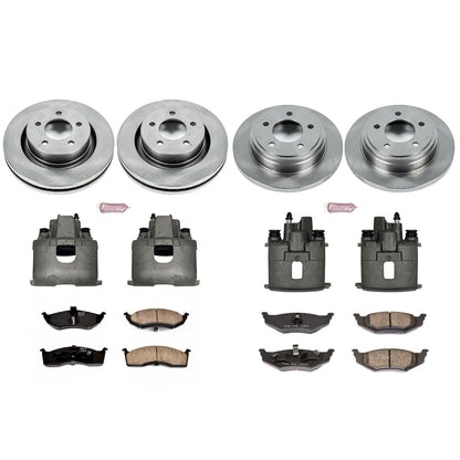 PowerStop 00-04 Chrysler Concorde Front & Rear Autospecialty Brake Kit w/Calipers (KCOE6178)