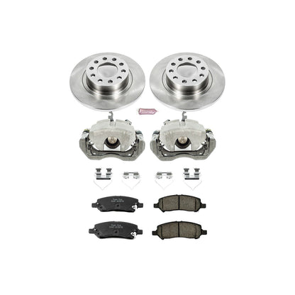 PowerStop 13-16 Dodge Dart Rear Autospecialty Brake Kit w/Calipers (KCOE6371)
