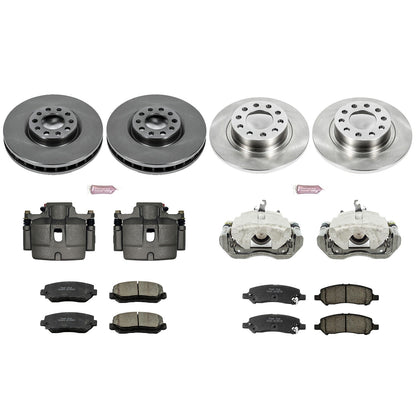 PowerStop 13-16 Dodge Dart Front & Rear Autospecialty Brake Kit w/Calipers (KCOE6373)