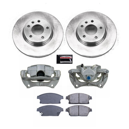 PowerStop 13-16 Cadillac ATS Front Autospecialty Kit w/Calipers (KCOE6386)