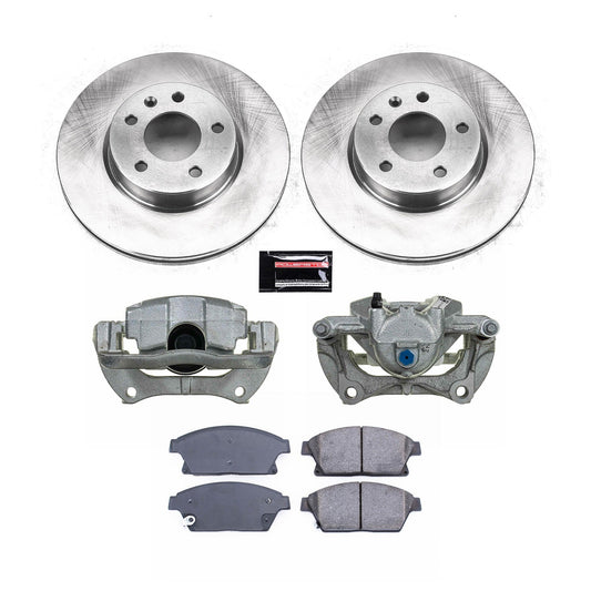 PowerStop 13-16 Cadillac ATS Front Autospecialty Kit w/Calipers (KCOE6386)