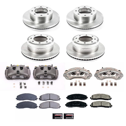 PowerStop 13-22 Ford F-350 Super Duty Front and Rear Autospecialty Kit w/Calipers (KCOE6405)