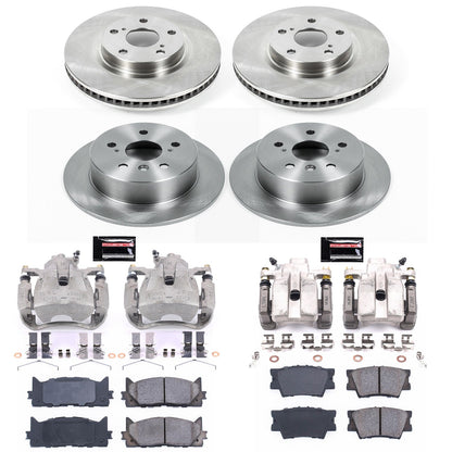 PowerStop 13-18 Lexus ES300h Front & Rear Autospecialty Brake Kit w/Calipers (KCOE6480)
