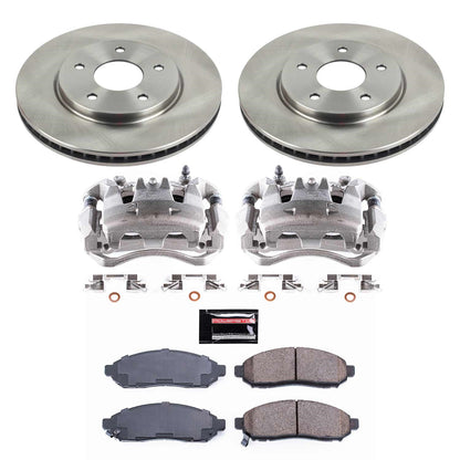 PowerStop 15-17 Chevrolet City Express Front Autospecialty Brake Kit w/Calipers (KCOE6492)